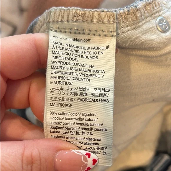 Men’s Calvin Klein Straight Leg Jeans - Picture 9 of 10